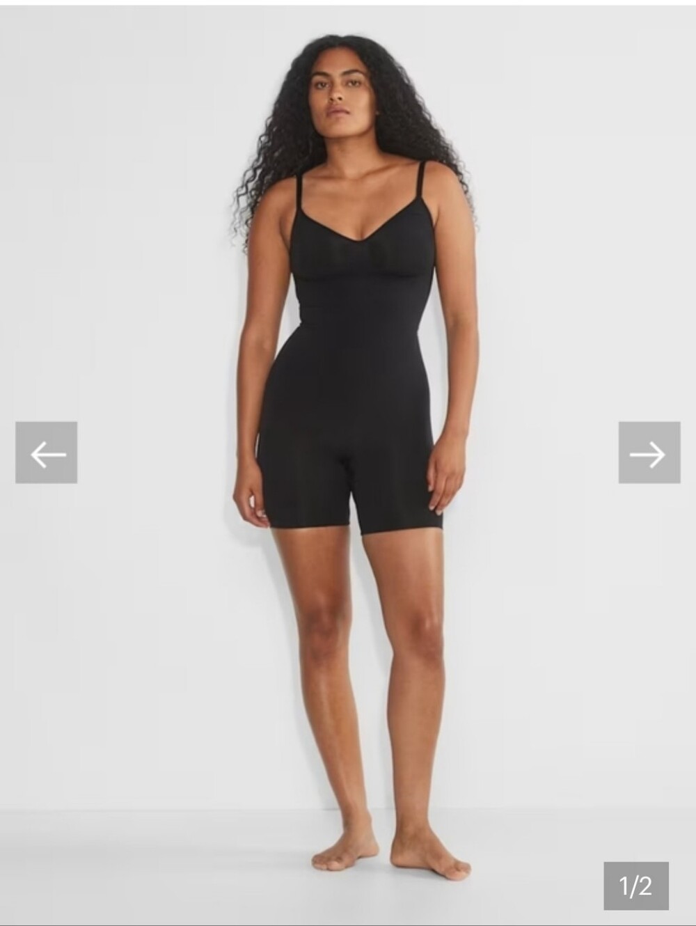 Aritzia Strapless Shaping Bodysuit in Beige